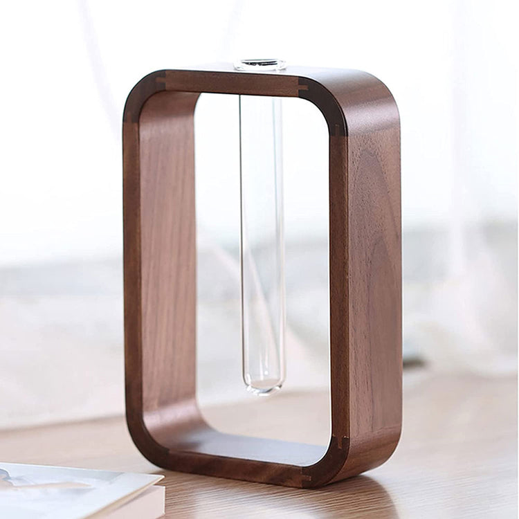 Wooden Frame Flower Vase