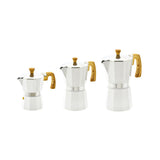 Stove Top Moka Pot White