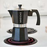Stove Top Moka Pot Coffee Maker Black
