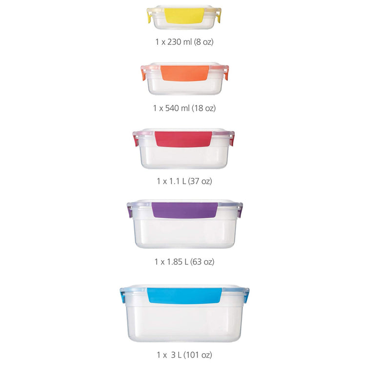 Nest Lock Multi-Size Containers