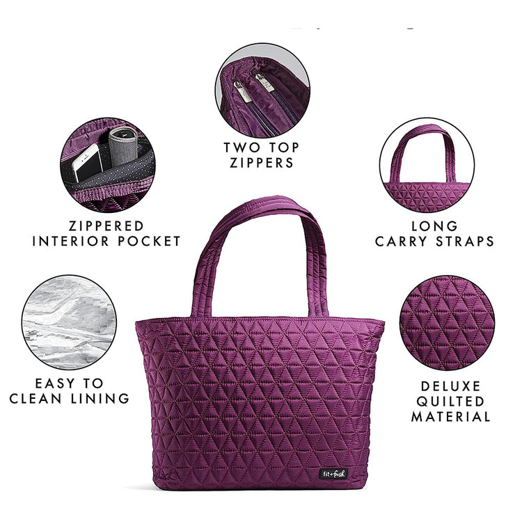 Metro Tote 2-In-1 Quilted Multi-Purpose Bag