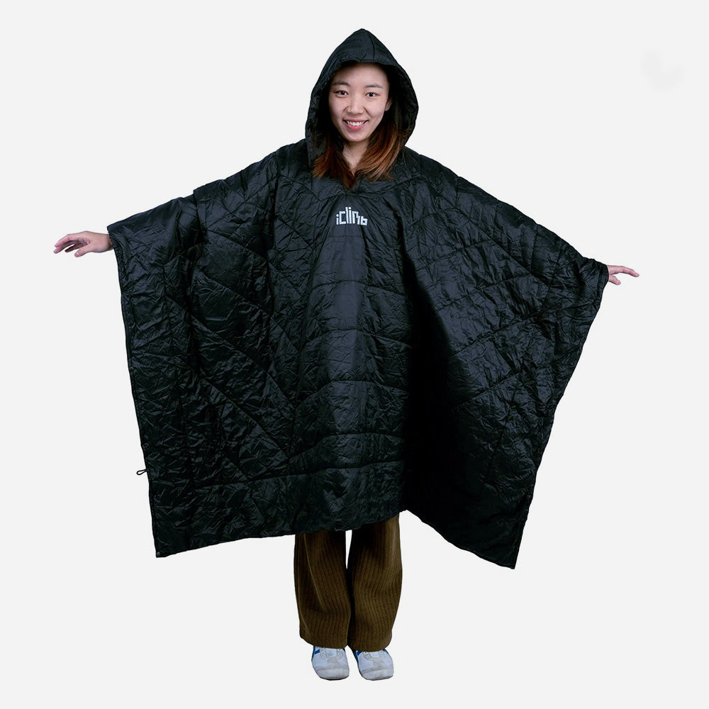 3-in-1 Hooded Poncho Blanket