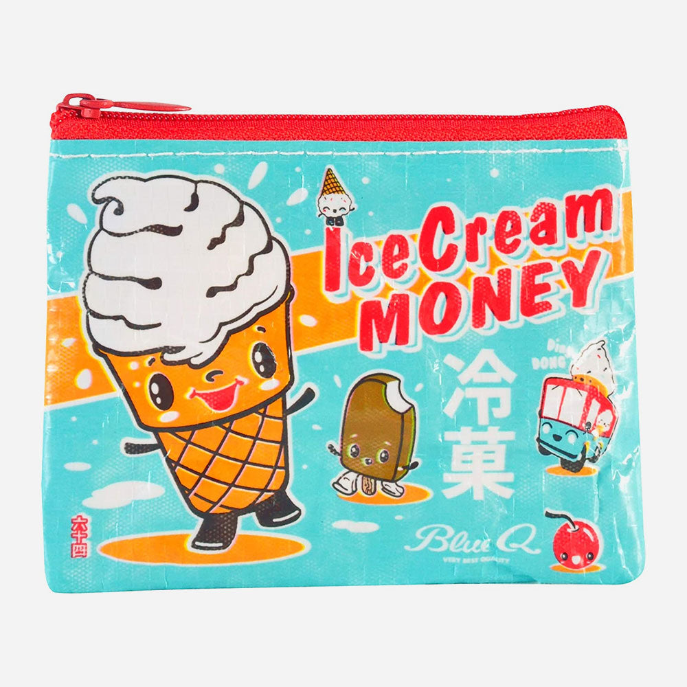 Coin Purse Ice Cream Money Recycled Material