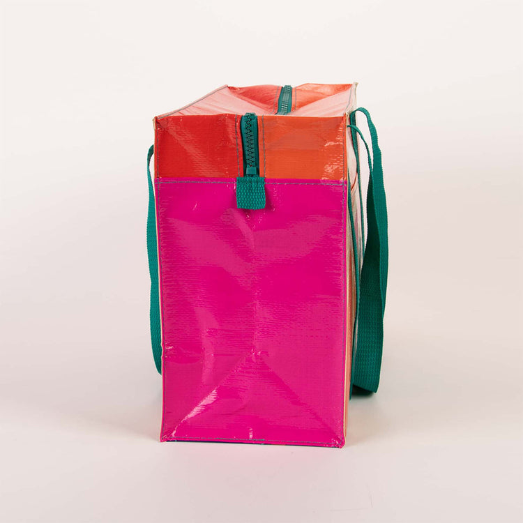 Rainbow Shoulder Tote Recycled Material