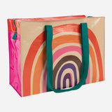 Rainbow Shoulder Tote Recycled Material