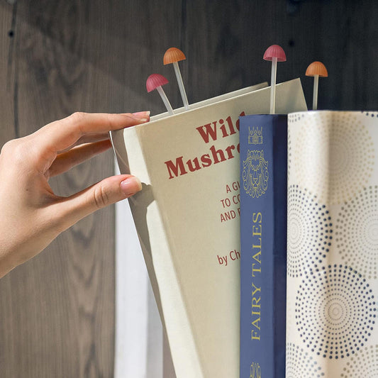 Magic Sprout Mini-Mushroom Bookmarks Set of 4