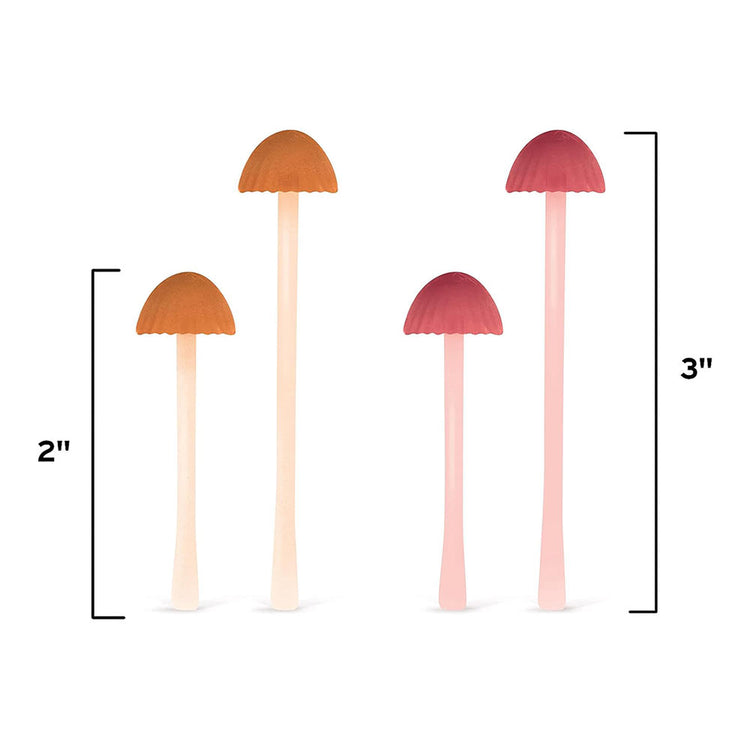 Magic Sprout Mini-Mushroom Bookmarks Set of 4