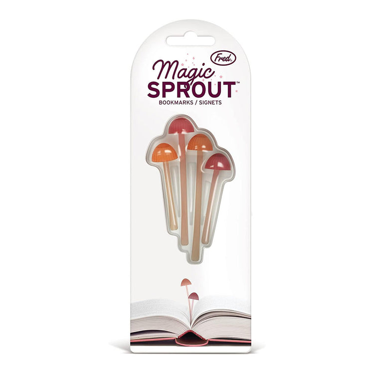 Magic Sprout Mini-Mushroom Bookmarks Set of 4