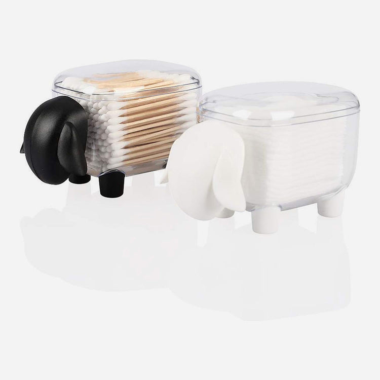 Sheep Cotton Ball Holder 2 Pcs Set