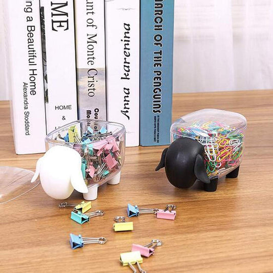 Sheep Cotton Ball Holder 2 Pcs Set