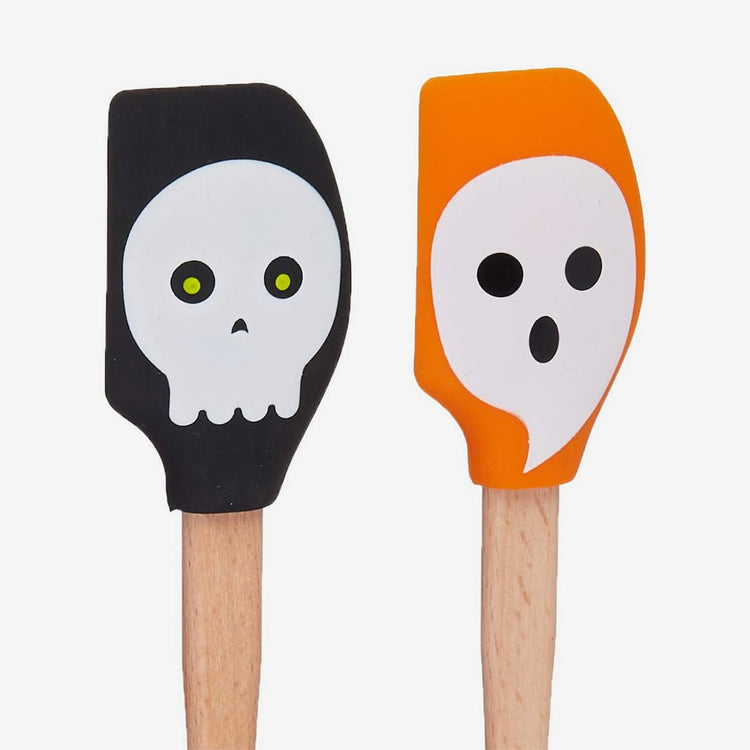Mini Spatulas Ghost & Skull Set of 2
