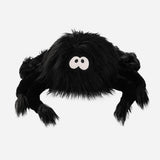 Halloween Spider Throw Pillow Black