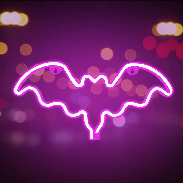 Bat LED Halloween Neon Sign