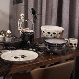 Halloween Spider Web Ceramic Serving Bowl