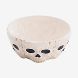 Halloween Skull Ceramic Serving Bowl
