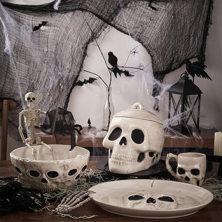 Halloween Skull Ceramic Mug