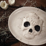 Halloween Skull Ceramic Oval Platter
