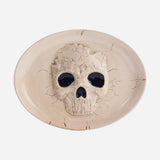 Halloween Skull Ceramic Oval Platter