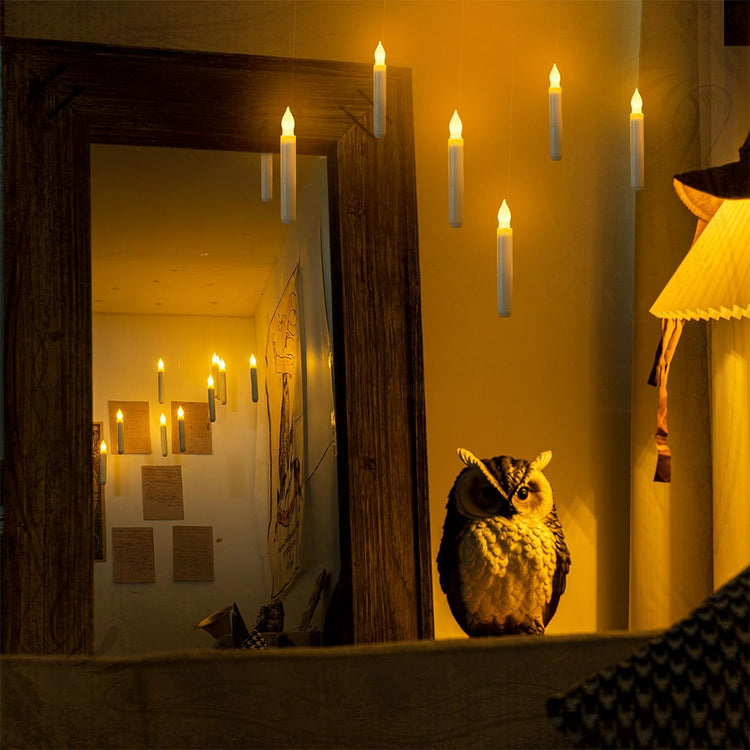  Flameless LED Taper Candles Lights 12PCS