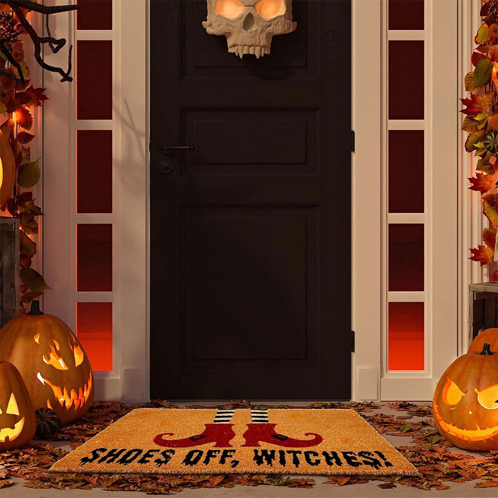 Halloween Witch Shoes Doormat