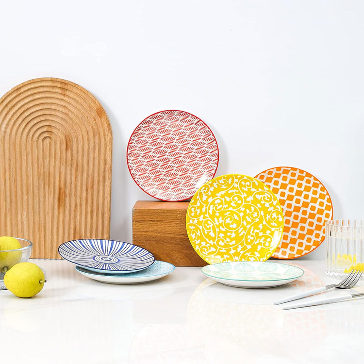 Ceramic Dessert Plates Set of 6