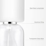  Table Lamp with Opal Glass Lampshade