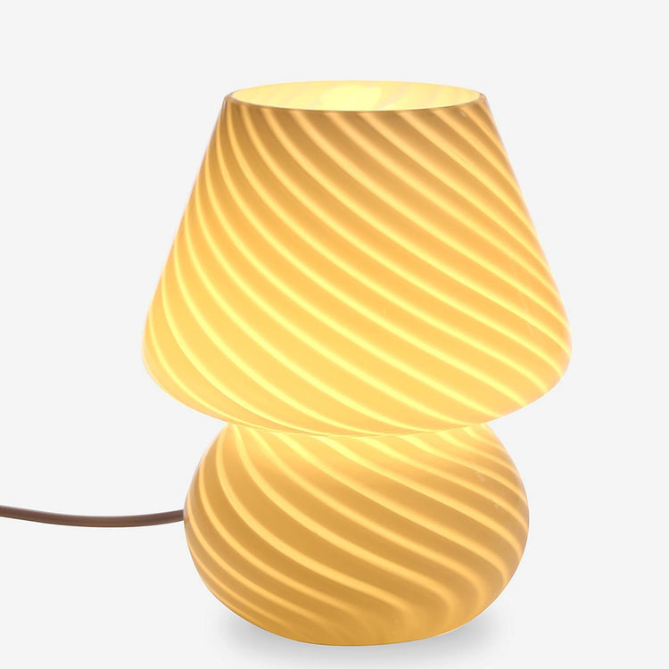 Small Glass Mushroom Lamp