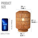 Handmade Boho Bedside Lamp