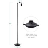 Industrial Floor Lamp for Living Room