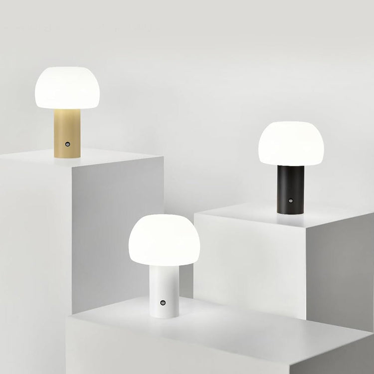 Mushroom Table Lamp Yellow