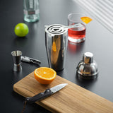 Professional Bar Tool Set  - 15 Pcs Bartender Kit with Stand