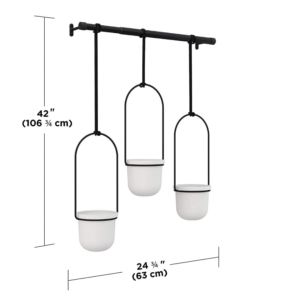 triple hanging planter Triflora Triple Hanging Planter – Animi Causa
