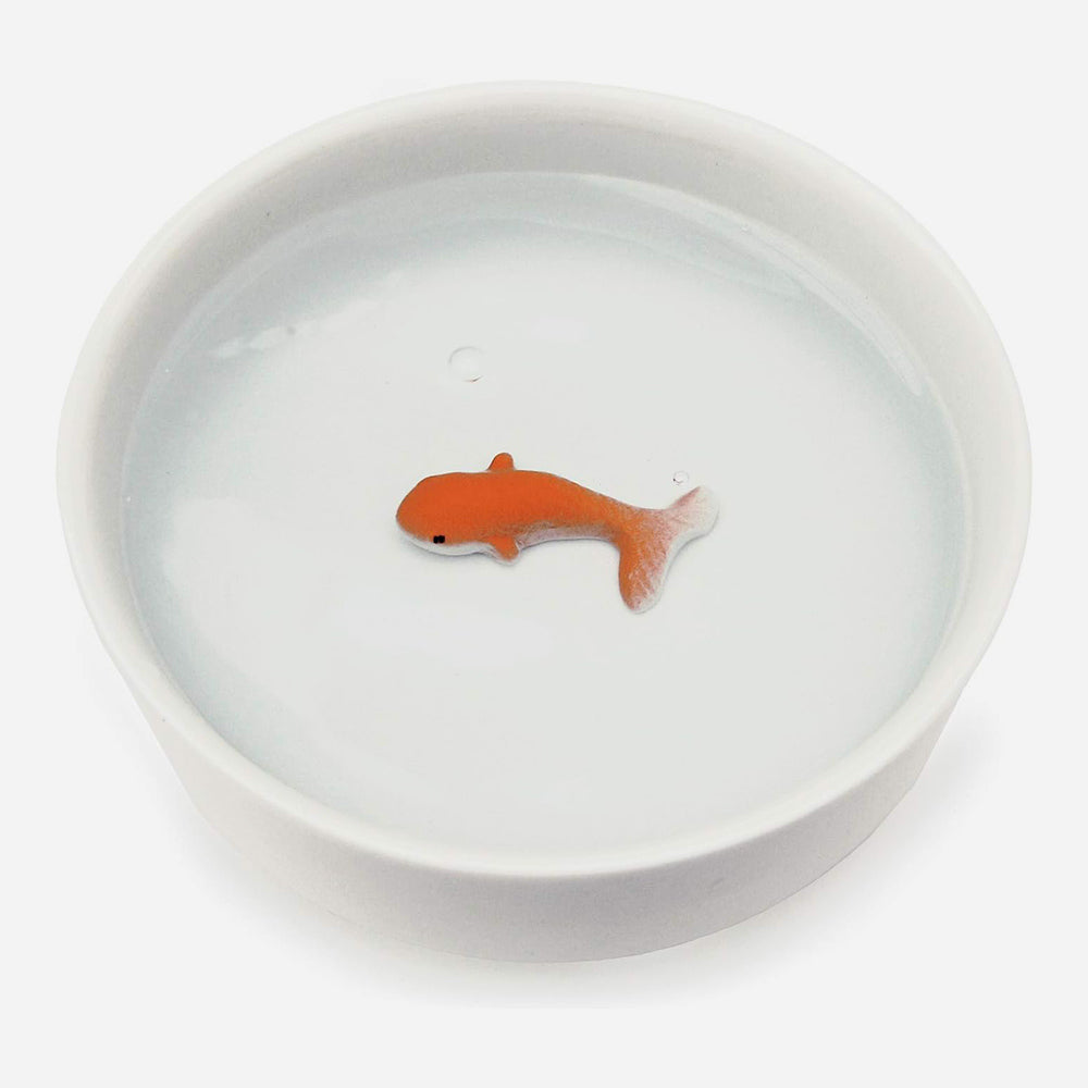 Goldfish Ceramic Cat Bowl