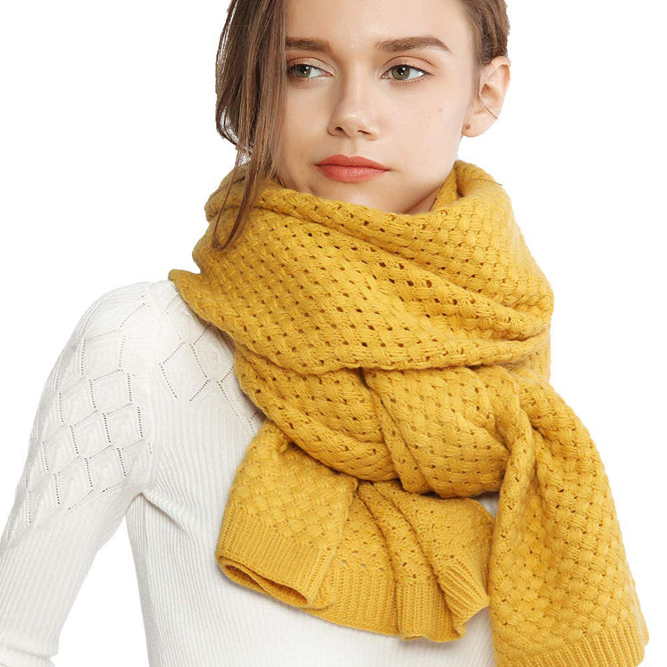 Knitted Warm Scarf