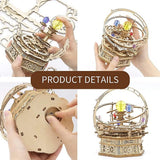 Starry Night 3D Wooden Puzzle Music Box
