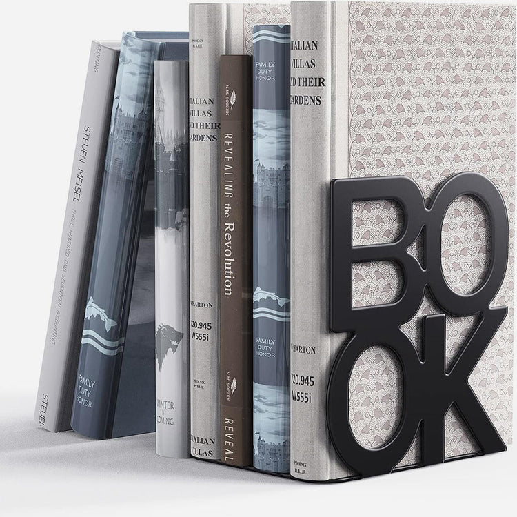 Book Metal Bookends