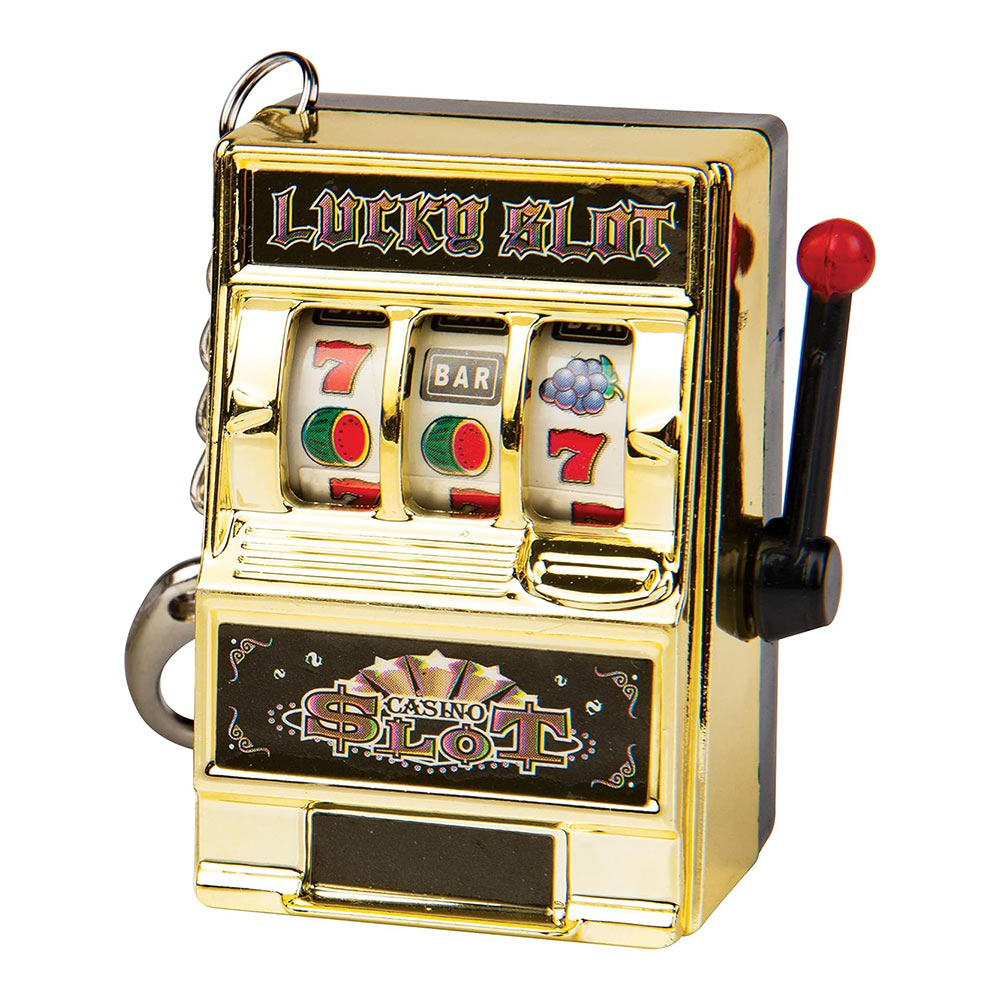 World'S Tiniest Slot Machine Keychain