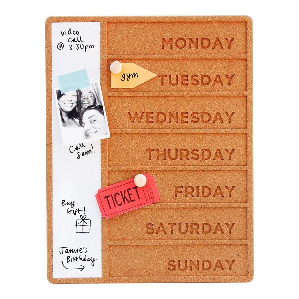 Essential Cork Board Compact Weekly Planner