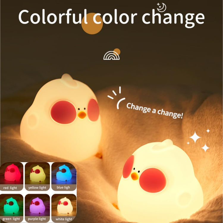 Cute Rechargeable Chicken Night Light