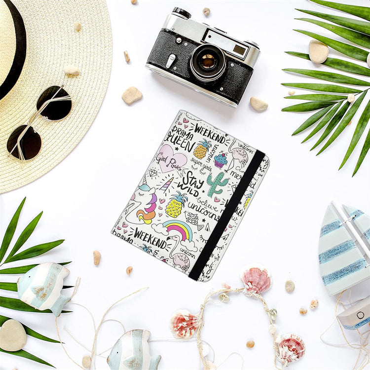 Unicorn Flamingo Passport Cover Case and Wallet