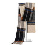 Knitted Scarf for Men Merino Wool