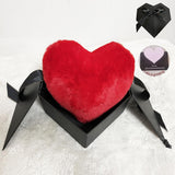 Red Heart Throw Pillow