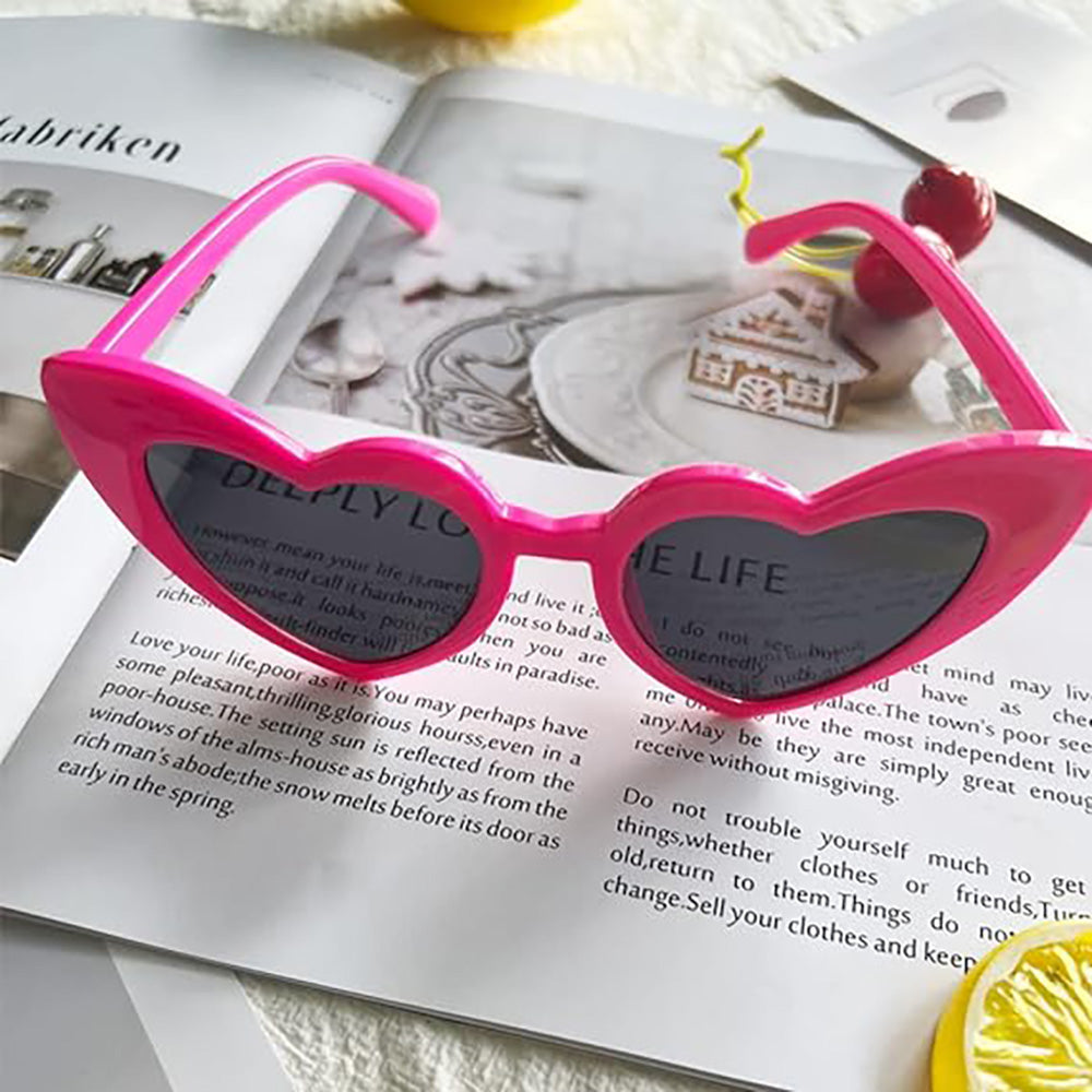 $28 Bari Lynn Kids' Girls' Pink Small Heart Plastic Sunglasses | eBay
