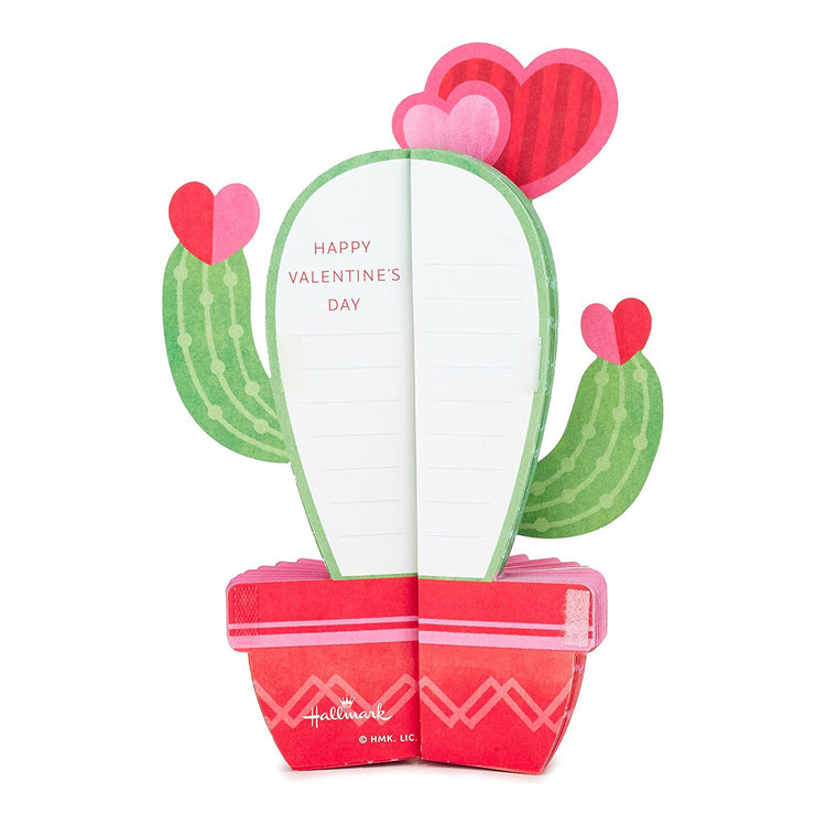 Pop up Cactus Hearts Valentine's Day Card