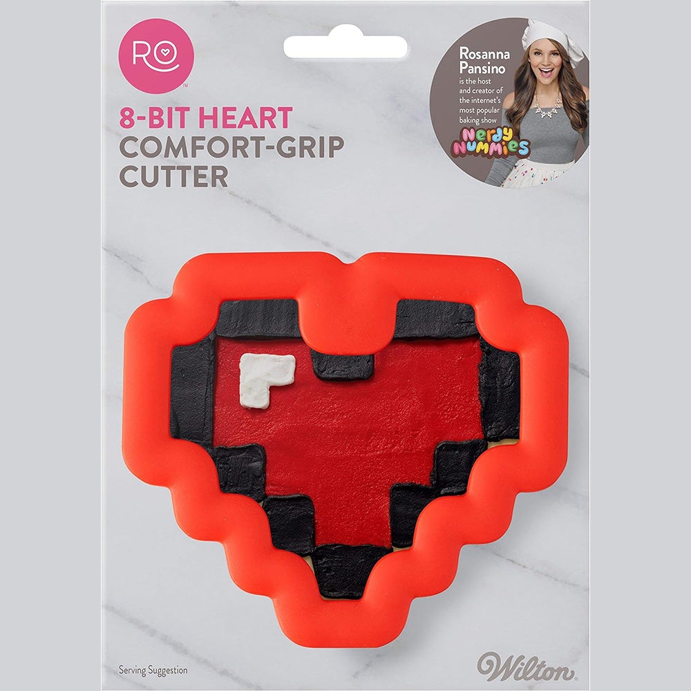 8-Bit Heart Cookie Cutter