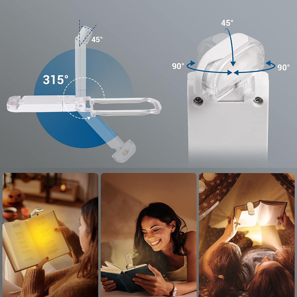 Rechargeable Clip Book Light
