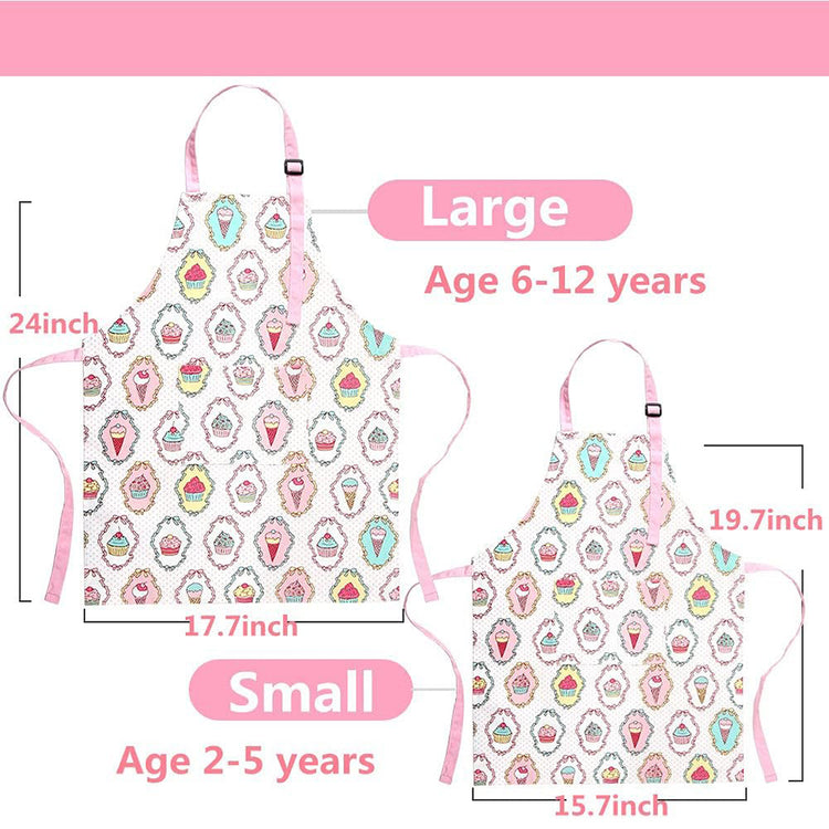 Little Chef Kids Apron and Chef Hat Set