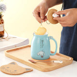 Ceramic Cat Mug with Tea Infuser