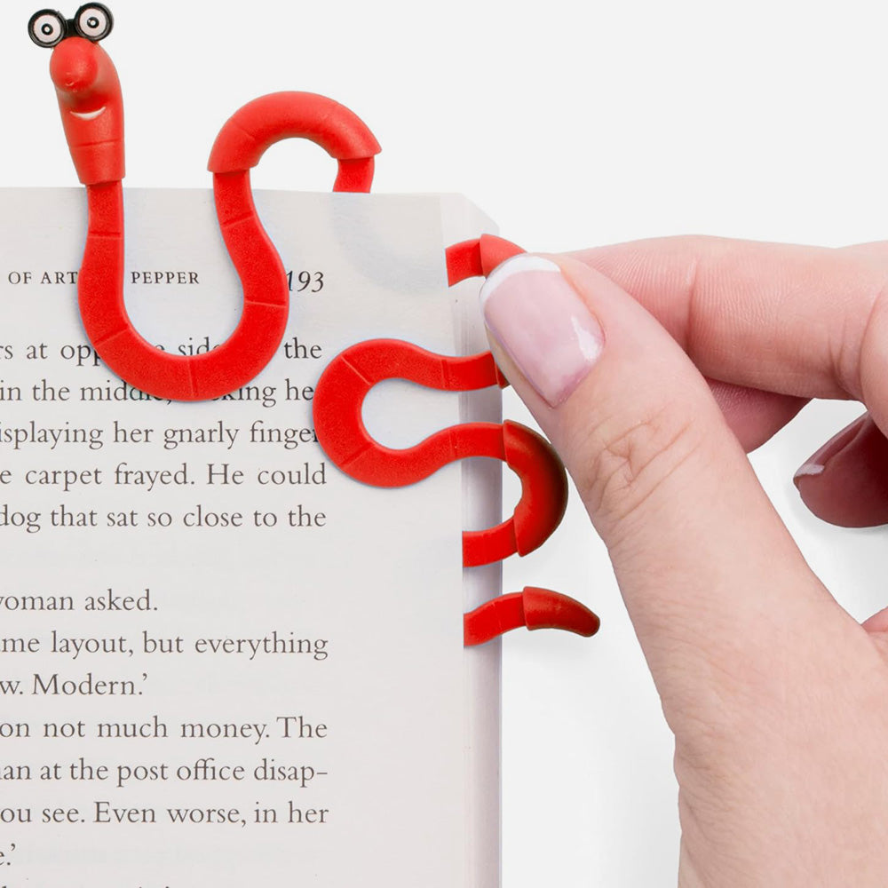 Wally the Bookworm Clip Bookmark