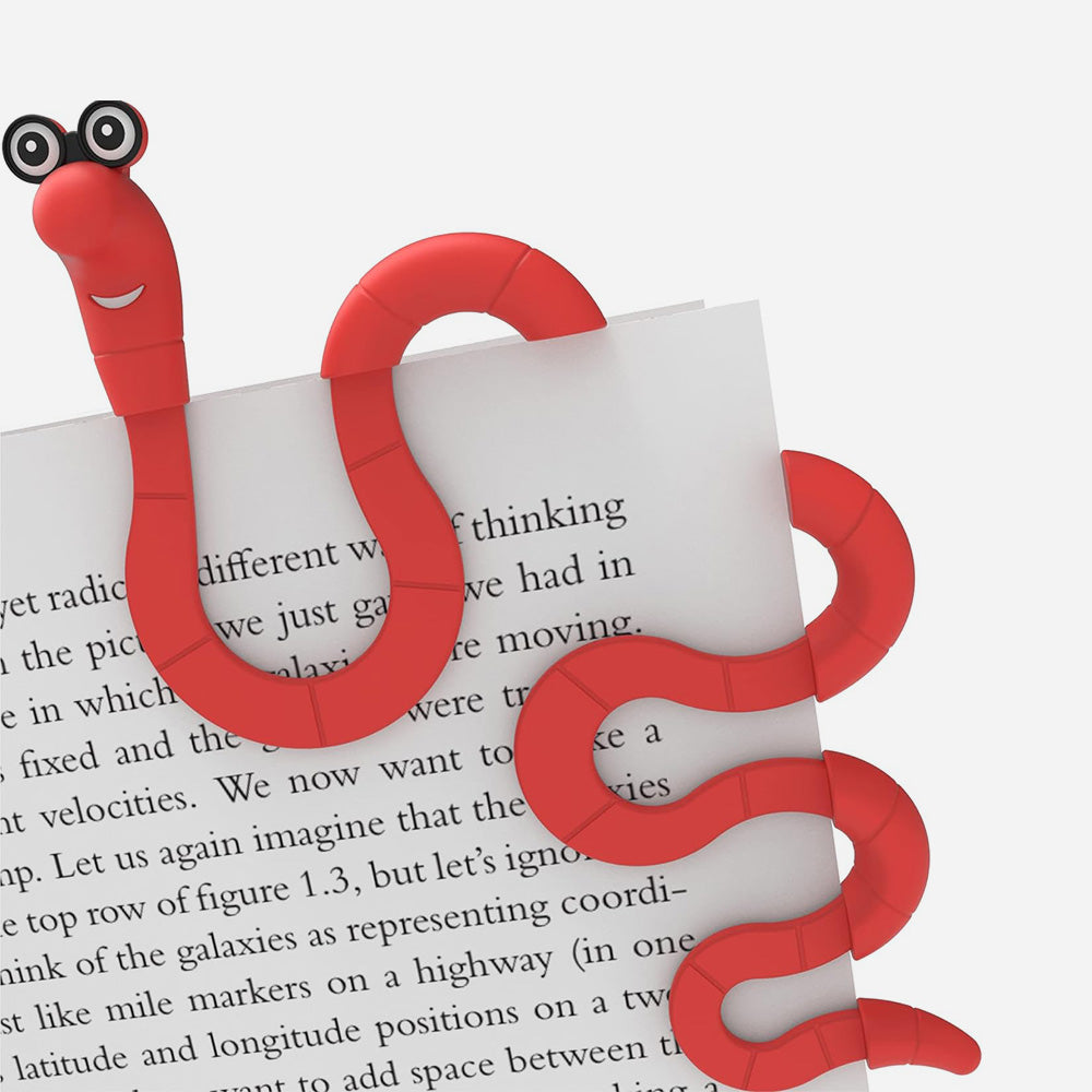 Wally the Bookworm Clip Bookmark